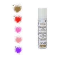 75 ml de spray comestível com efeito de cor metálica - Decora