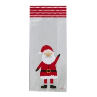 Pai Natal Sacos de Doces Claros 24 x 10 cm - Wilton - 20 pcs.