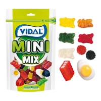 Saco de gomas com acabamento brilhante - MIni Mix Vidal - 180 gr