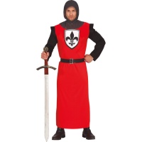 Fato Fleur de lis medieval para homens