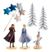 Decoração de bolo Frozen 2 - 6 peças