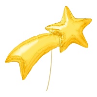 Balão de estrela cadente de 1,03 x 0,48 m