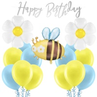 Pack Decoração Festa Abelha - 24 Peças