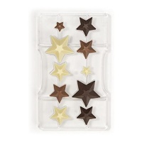 Molde estrela de chocolate - Decorar - 10 cavidades