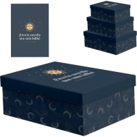 Caixa Estrela Retangular - DCasa - 3 pcs.