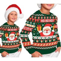 Jersey de Natal do Papai Noel Ho Ho Ho infantil