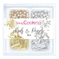 Kit de Pérolas e Palitos Mix de 66 gr