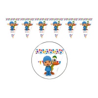 Galhardete Pocoyo Party 3 m