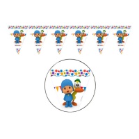 Galhardete de festa Pocoyo 3 m