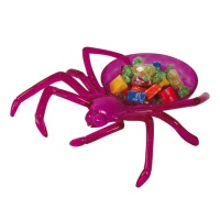 Prato de aranha lilás de 24,5 x 21 cm - 1 unidade