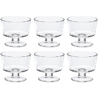 Copa de 290 ml para sorvete lisa - 6 unidades