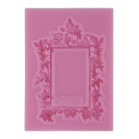 Molde de silicone Frame 2 8 x 5,7 cm - Artis decor