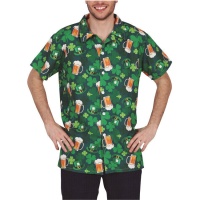 Camisa masculina com fantasia para o Dia de São Patrício