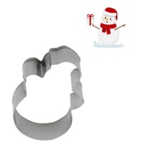 Cortador de boneco de neve 6 x 9 cm - Pastkolor