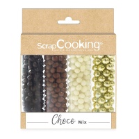 Kit de sprinkles de pérolas choco mix de 48 gr