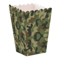 Caixa alta de camuflagem militar - 12 unidades