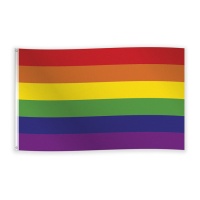 Bandeira com as cores do arco-íris 90 x 150 cm