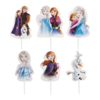 Topo de bolo de papel Frozen - Dekora - 30 pcs.