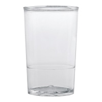 Copos de plástico transparente 65 ml forma clássica - Dekora - 100 unidades