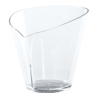 Copos de plástico transparente de 70 ml em forma de jarro - Dekora - 100 unidades