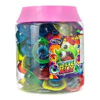 Olhos 3D de gelatina de 15 gr - 100 unidades