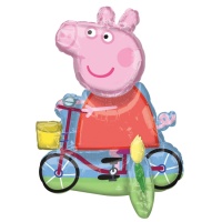 Balão bicicleta Peppa Pig 55 x 45 cm - Anagrama