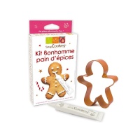 Kit para bolachas de boneco de gengibre - Scrapcooking