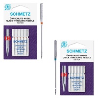 Agulhas para máquina de costura de enfiamento rápido - Schmetz - 5 unid.