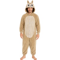 Fantasia de Labubu marrom para homem