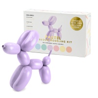 Conjunto de balões pastel sortidos de 1,30 m com insuflador - PartyDeco - 30 unidades