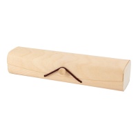 Caixa de bambu kraft 20,5 x 5 x 4 cm