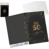 Cartão de feliz 50º aniversário