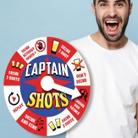 Jogo de roleta do capitão shots