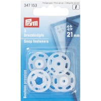 Pinças de pressão em plástico de 2,1 cm - Prym - 3 unid.