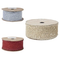 Fita de renda brilhante de 4,5 cm - 10 m