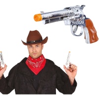 Pistolas de cowboy de 20 cm - 2 peças.