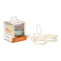 Anéis para rolos de massa de 4,5 cm - Decora - 6 unid.
