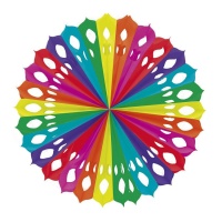 Pendente de ventilador multicolor 50 cm