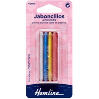 Sabonetes de alfaiate coloridos numa caixa - Hemline - 4 unid.