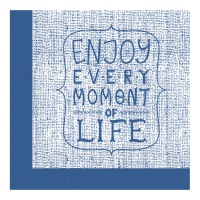 Guardanapos Enjoy Every Moment of life 16,5 x 16,5 cm - 20 unidades