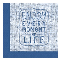 Guardanapos Enjoy Every Moment of life de 16,5 x 16,5 cm - 20 unidades