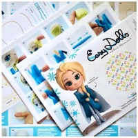 Conjunto de tutoriais de figuras de açúcar da princesa do gelo - Silvia Mancini
