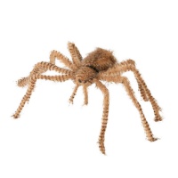 Aranha peluda castanha clara de 75 cm