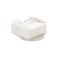 Caixa para bolo com base redonda de 23 x 23 x 10 cm - Decora