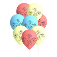 Balões de látex Paw Patrol balões de festa - 8 peças