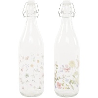 Garrafa de 1 L de flores - 1 unidade