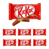 KitKat de chocolate com bolacha - Nestlé - 6 unidades