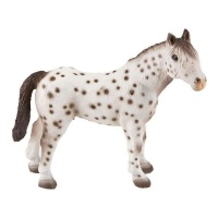 Figura de cavalo malhado de 10,5 cm para bolo