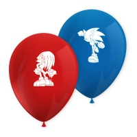Balões de látex Sonic - Procos - 8 unid.