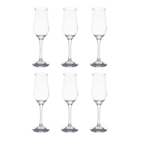 Taça de champanhe 190 ml Wavy - 6 unidades